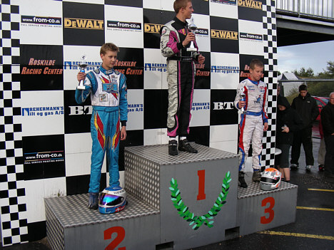 Nicolai Sylvest tog andenpladsen ved DM i KF3-klassen.